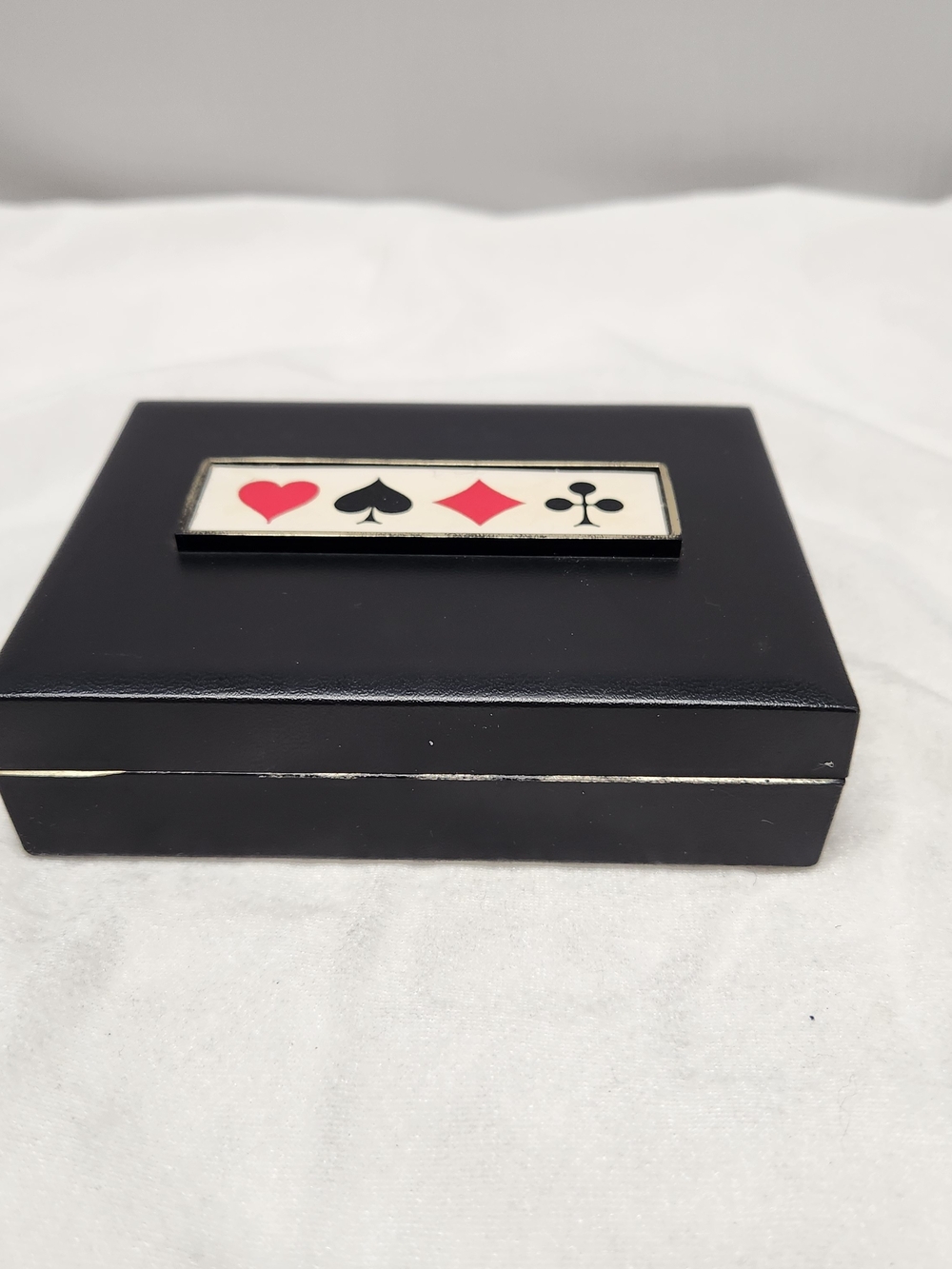 Black Playing Card Storage Case